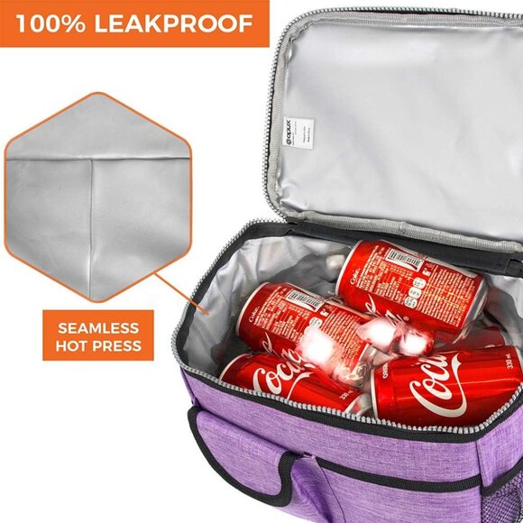 Lunch Bag Women Insulated, Adult Lunch Box Cooler, Lunch Box for Men, Dual Compa - Picture 5 of 9